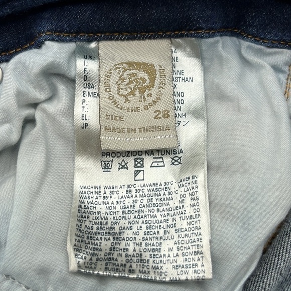 Diesel Industry Super Slim Skinny Low Waist Size 28 - Picture 9 of 16